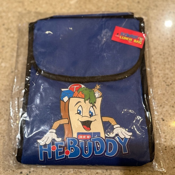 H-E-B HEB Grocery Store H-E-Buddy Kids Soft Sided Lunch Box Bag - Picture 14 of 14